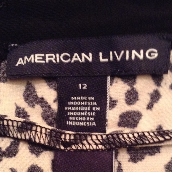 Animal Print and Black Knit Cutaway Dress - Picture 6 of 7